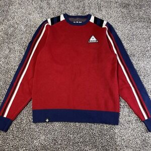 Ski The East Born From Ice Crewneck Sweater Mens Size M Retro Style USA Resort